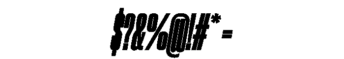 PPNeueCorp CompressedBlackItalic Instance 25a2a4a4 Font OTHER CHARS