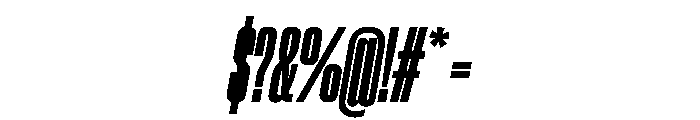 PPNeueCorp CompressedHeavyItalic Instance Cf93d6d1 Font OTHER CHARS