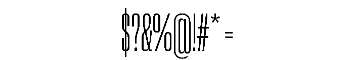 PPNeueCorp CompressedRegular Instance Font OTHER CHARS