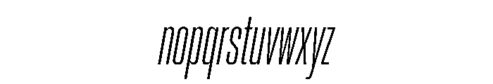 PPNeueCorp CompressedRegularItalic Instance Font LOWERCASE