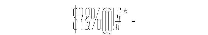 PPNeueCorp CompressedThin Instance Font OTHER CHARS