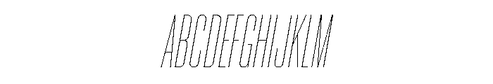 PPNeueCorp CompressedThinItalic Instance Fa23491e Font UPPERCASE