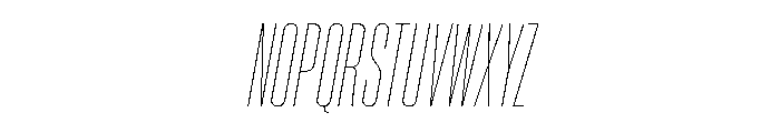 PPNeueCorp CompressedThinItalic Instance Font UPPERCASE