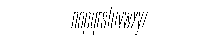PPNeueCorp CompressedUltralightItalic Instance Cbeac341 Font LOWERCASE