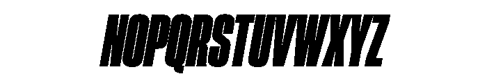 PPNeueCorp CondensedBlackItalic Instance A4647701 Font UPPERCASE