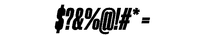 PPNeueCorp CondensedHeavyItalic Instance 6bce4149 Font OTHER CHARS