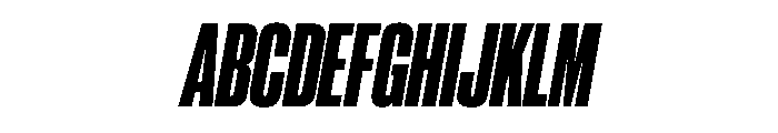PPNeueCorp CondensedHeavyItalic Instance 6bce4149 Font UPPERCASE