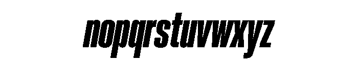 PPNeueCorp CondensedHeavyItalic Instance 6bce4149 Font LOWERCASE
