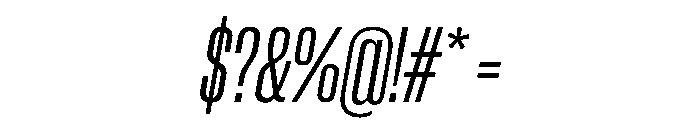 PPNeueCorp CondensedMediumItalic Instance Eb43a942 Font OTHER CHARS