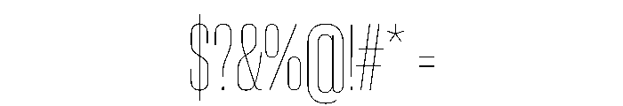 PPNeueCorp CondensedThin Instance 74ff244d Font OTHER CHARS