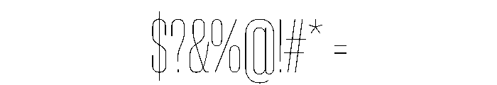 PPNeueCorp CondensedThin Instance Font OTHER CHARS