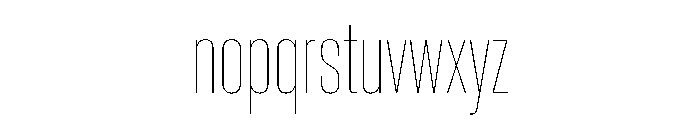 PPNeueCorp CondensedThin Instance Font LOWERCASE