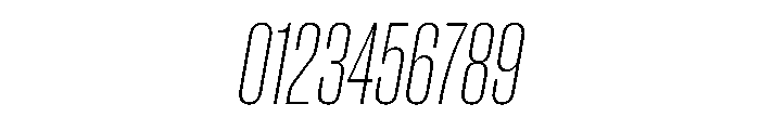 PPNeueCorp CondensedUltralightItalic Instance C93371ad Font OTHER CHARS