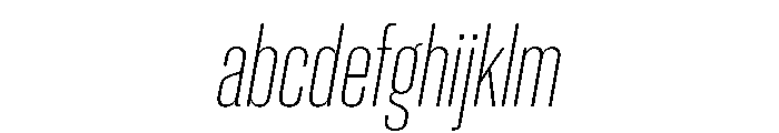 PPNeueCorp CondensedUltralightItalic Instance C93371ad FONT