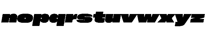 PPNeueCorp ExtendedBlackItalic Instance B3a0bf42 Font LOWERCASE