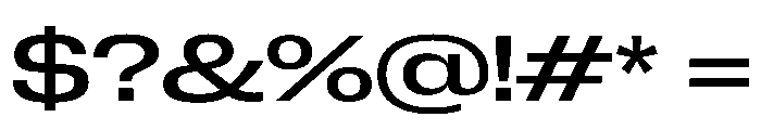 PPNeueCorp ExtendedMedium Instance Font OTHER CHARS