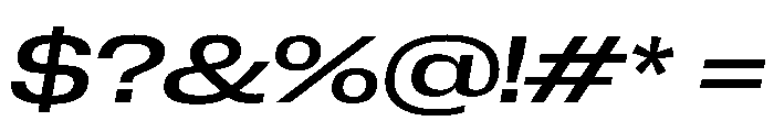 PPNeueCorp ExtendedMediumItalic Instance 9ec88a7f Font OTHER CHARS