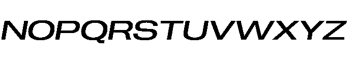 PPNeueCorp ExtendedMediumItalic Instance 9ec88a7f Font UPPERCASE