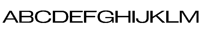 PPNeueCorp ExtendedRegular Instance Font UPPERCASE