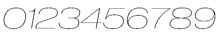 PPNeueCorp ExtendedThinItalic Instance Font OTHER CHARS
