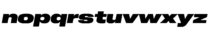 PPNeueCorp ExtendedUltraboldItalic Instance 0678ad6c Font LOWERCASE