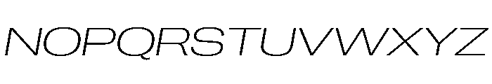 PPNeueCorp ExtendedUltralightItalic Instance C786b5e2 Font UPPERCASE