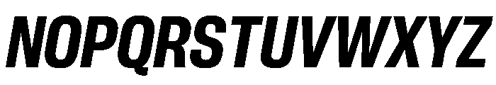 PPNeueCorp NarrowBoldItalic Instance 62fbe488 Font UPPERCASE