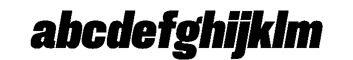 PPNeueCorp NarrowHeavyItalic Instance FONT