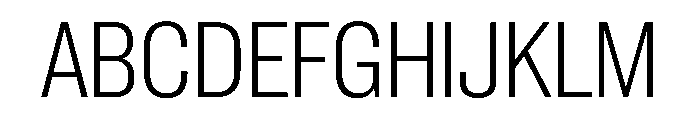 PPNeueCorp NarrowLight Instance Font UPPERCASE