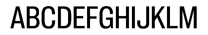 PPNeueCorp NarrowMedium Instance Font UPPERCASE