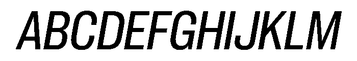 PPNeueCorp NarrowMediumItalic Instance 2c05f309 Font UPPERCASE