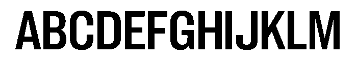 PPNeueCorp NarrowSemibold Instance Font UPPERCASE