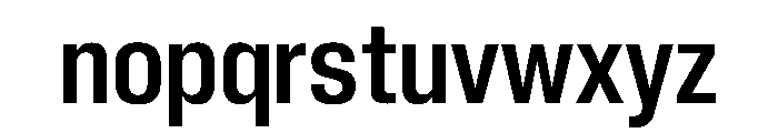 PPNeueCorp NarrowSemibold Instance Font LOWERCASE