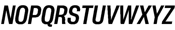 PPNeueCorp NarrowSemiboldItalic Instance 968833b8 Font UPPERCASE