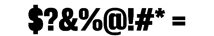 PPNeueCorp NarrowUltrabold Instance Font OTHER CHARS