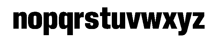 PPNeueCorp NarrowUltrabold Instance Font LOWERCASE