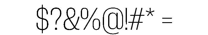 PPNeueCorp NarrowUltralight Instance Font OTHER CHARS
