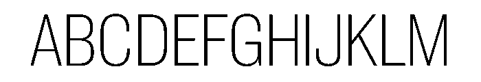 PPNeueCorp NarrowUltralight Instance Font UPPERCASE