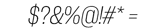 PPNeueCorp NarrowUltralightItalic Instance 342ca979 Font OTHER CHARS
