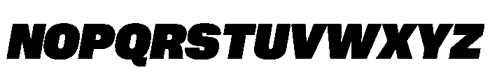 PPNeueCorp NormalHeavyItalic Instance 3834253a Font UPPERCASE