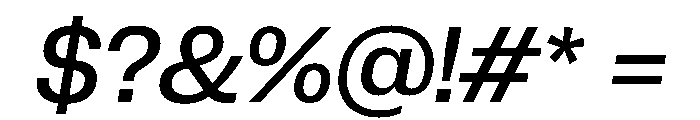 PPNeueCorp NormalMediumItalic Instance Font OTHER CHARS