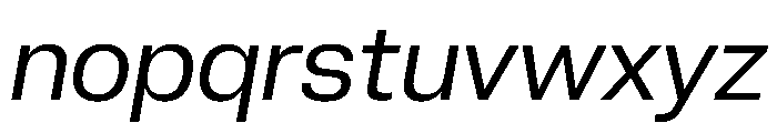 PPNeueCorp NormalRegularItalic Instance Font LOWERCASE