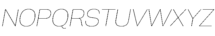 PPNeueCorp NormalThinItalic Instance Font UPPERCASE