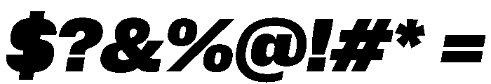PPNeueCorp NormalUltraboldItalic Instance 9d3799fa Font OTHER CHARS