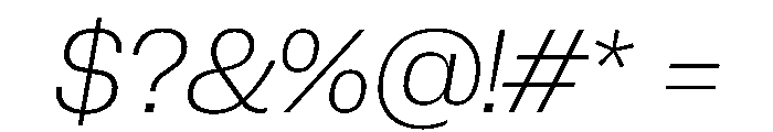 PPNeueCorp NormalUltralightItalic Instance 058480bf Font OTHER CHARS