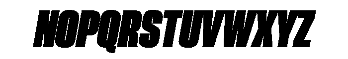 PPNeueCorp TightBlackItalic Instance 5dbe0077 Font UPPERCASE