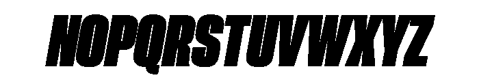 PPNeueCorp TightBlackItalic Instance Font UPPERCASE