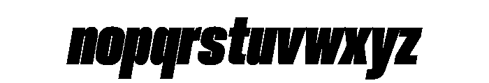 PPNeueCorp TightBlackItalic Instance Font LOWERCASE