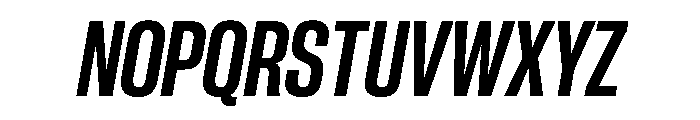 PPNeueCorp TightBoldItalic Instance Font UPPERCASE