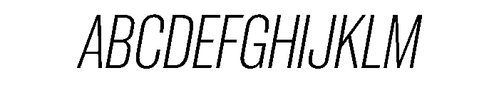 PPNeueCorp TightLightItalic Instance 11ab75ff Font UPPERCASE